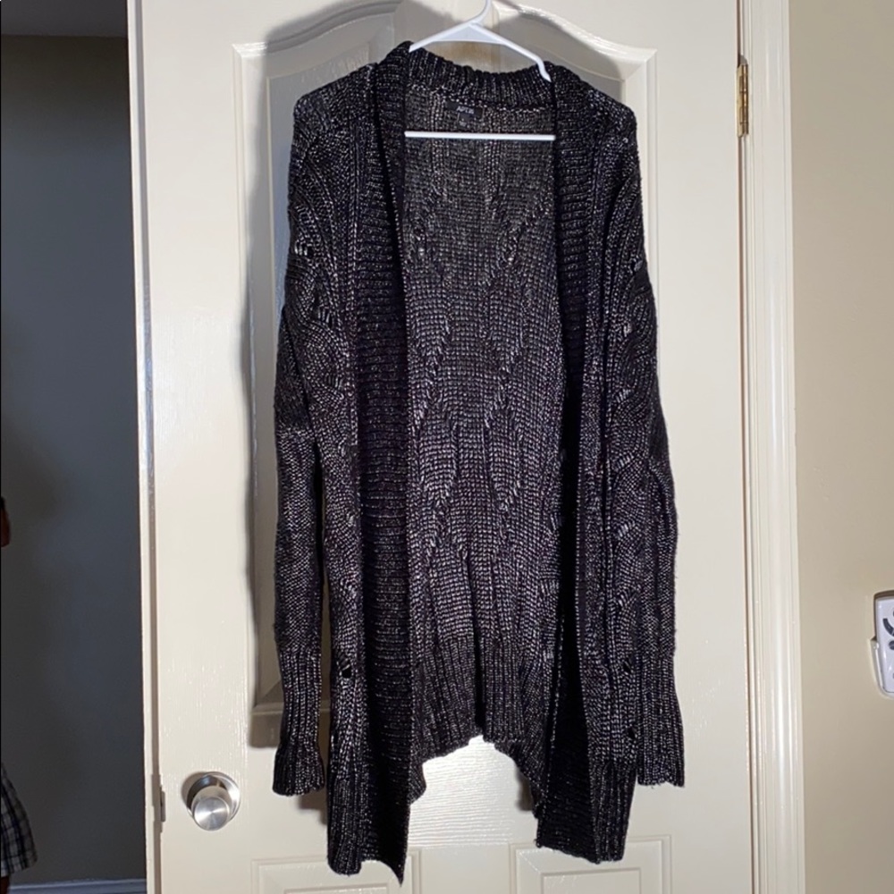 Apt. 9 large black shimmer sweater